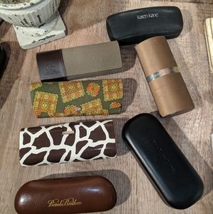 Lot of (7) Various Designer Eyeglasses Cases